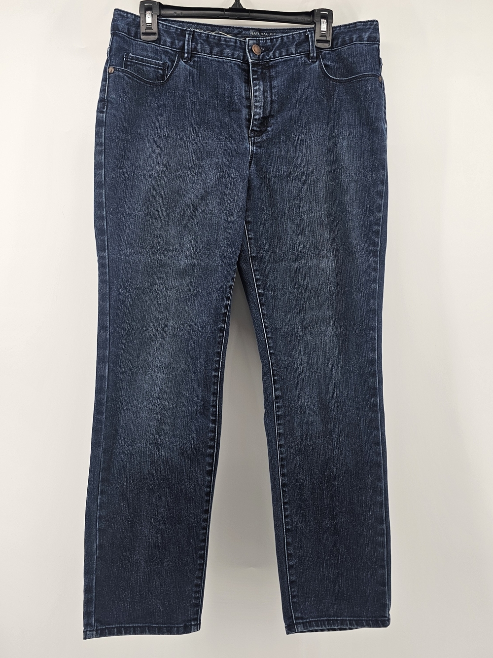 Coldwater Creek Natural Fit‎ Slim Leg Dark Wash Jeans - Size 12P